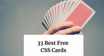 33 Best Free CSS Cards