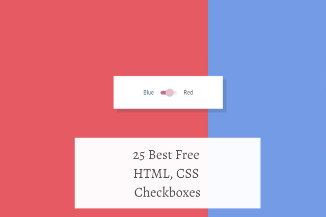 25 Best Free HTML CSS Checkboxes