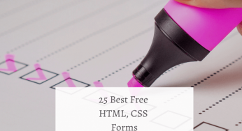 25 Best Free HTML CSS Forms
