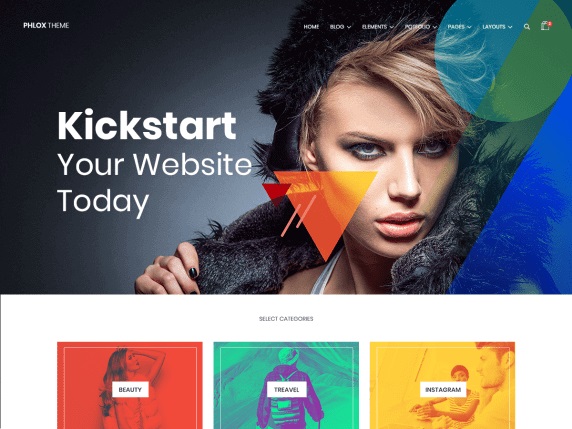 Phlox Free Portfolio theme