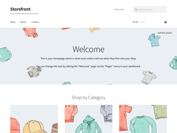 Storefront Free Ecommerce WordPress Themes