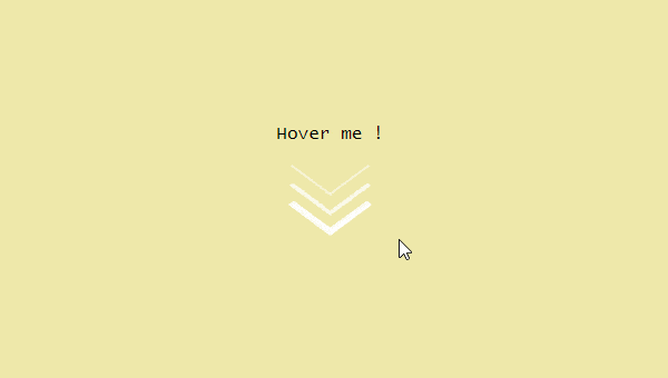 Hover Triple Arrow Animation