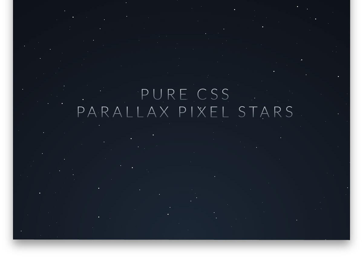 Parallax Star Background