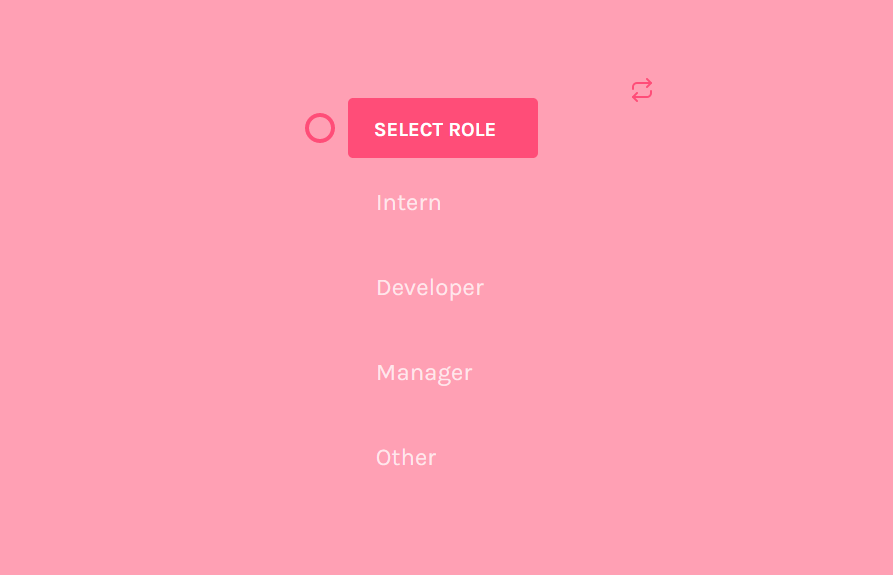 Radio Button CSS animation effects