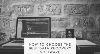 How to choose the best Data Recovery software