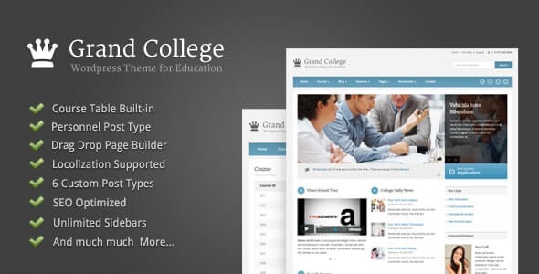 Grand College Best Education WordPress Theme