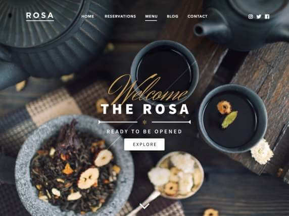 Rosa Lite Food WordPress Theme