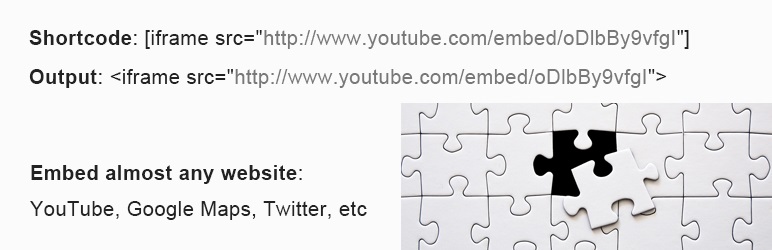 iframe Free WordPress Plugin