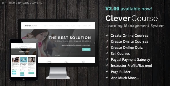 Clever Course Online Course theme 