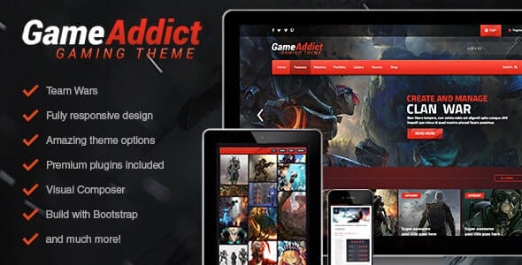 Game Addict Best WordPress Gaming Theme