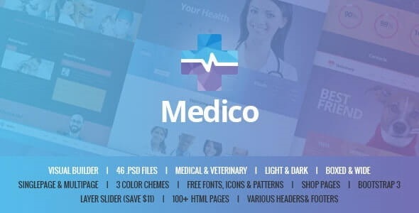 Medico HTML website template