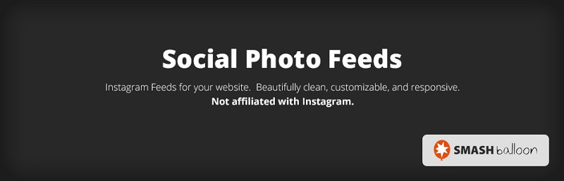 Smash Balloon Free WordPress Instagram Plugin