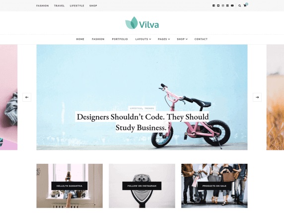 Vilva WordPress Theme