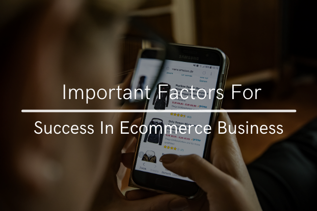 Important Factors For Success In Ecommerce Business