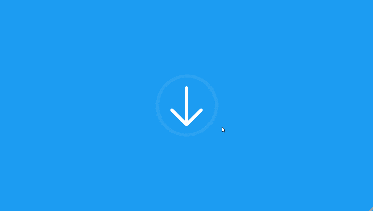 CSS Download Animation Button
