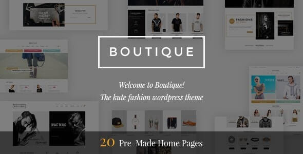 Boutique Fashion Theme For WordPress 