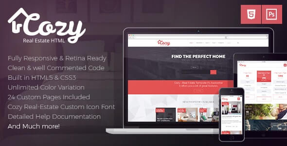 Cozy Real Estate HTML Template