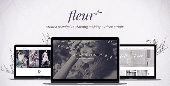 Fleur Wedding WordPress Theme