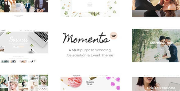 Moments Wedding Theme For WordPress