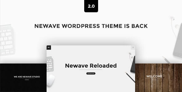 Newave One Page Theme For WordPress 