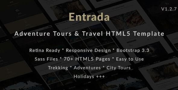 Entrada Travel HTML Template