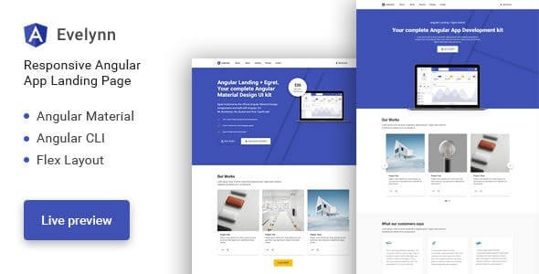 Evelynn Landing Page HTML Template