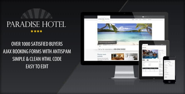 Paradise Hotel HTML Template