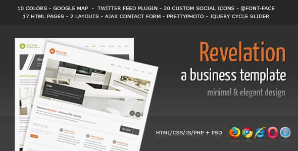 Revelation Business HTML Template