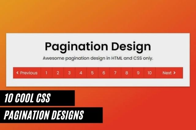 CSS Pagination Designs