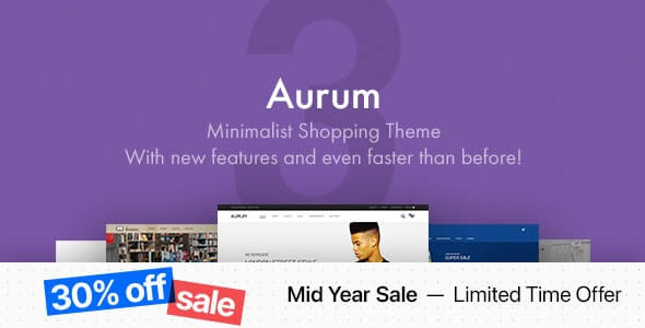 Aurum Minimalist Theme For WordPress 