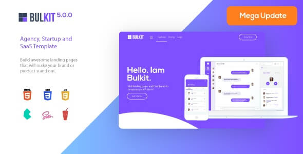 Bulkit Startup HTML Template