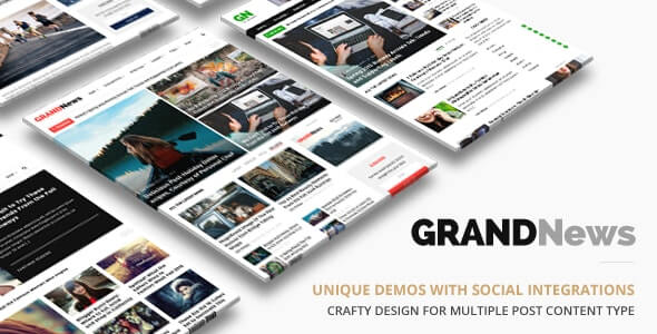 Grand News Newspaper Theme For WordPress 