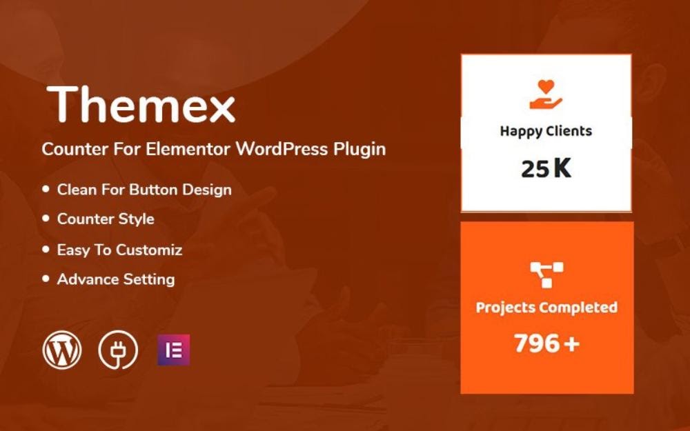 Themex Counter For Elementor WordPress Plugin
