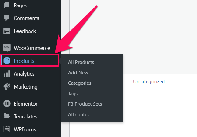 product option in wordpress