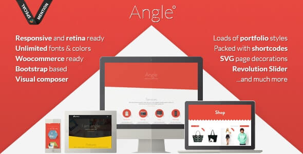 Angle Bootstrap Theme For WordPress 