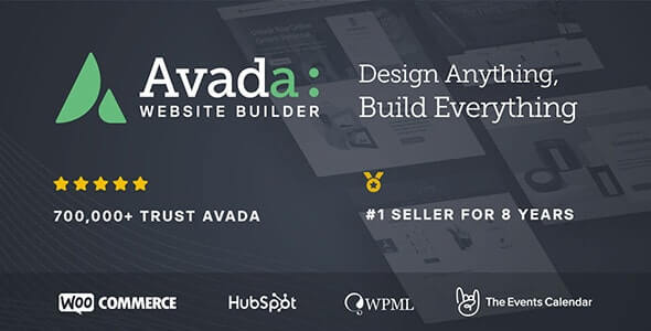 #1 selling WordPress theme Avada