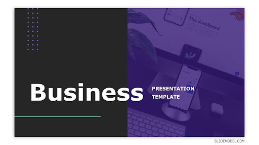 Business Proposal PowerPoint Template with Creative Background