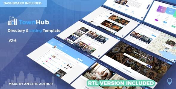 Townhub HTML Templates For Directory Site