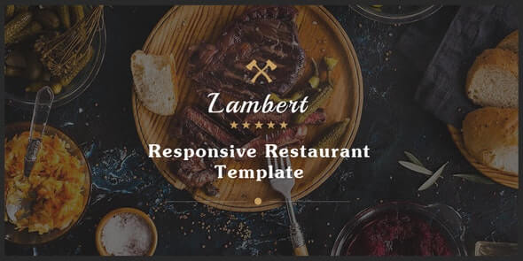 Lambert Restaurant HTML Template