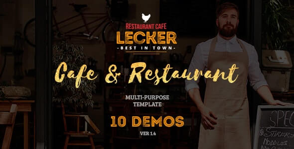 Lecker Restaurant HTML Template