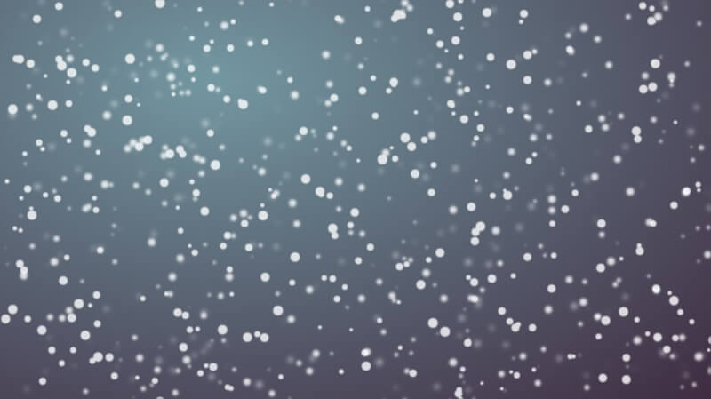 Pure CSS Snow Fall Effect