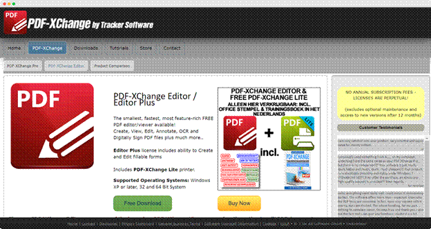 PDF-Xchange editor