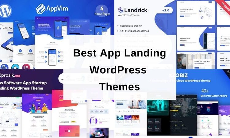 App Landing WordPress Themes