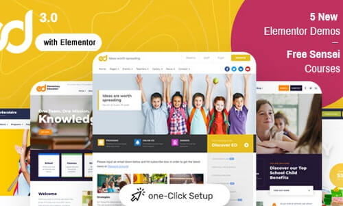 Ed School Education WordPress Theme