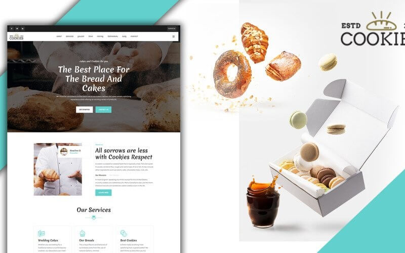 Jumbo: Best Bakery WordPress Themes