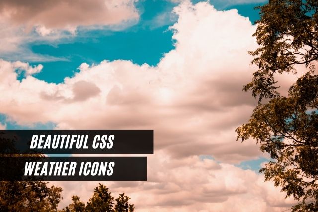 CSS Weather Icons