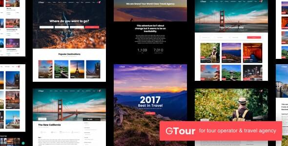 Grand Tour Travel WordPress Theme