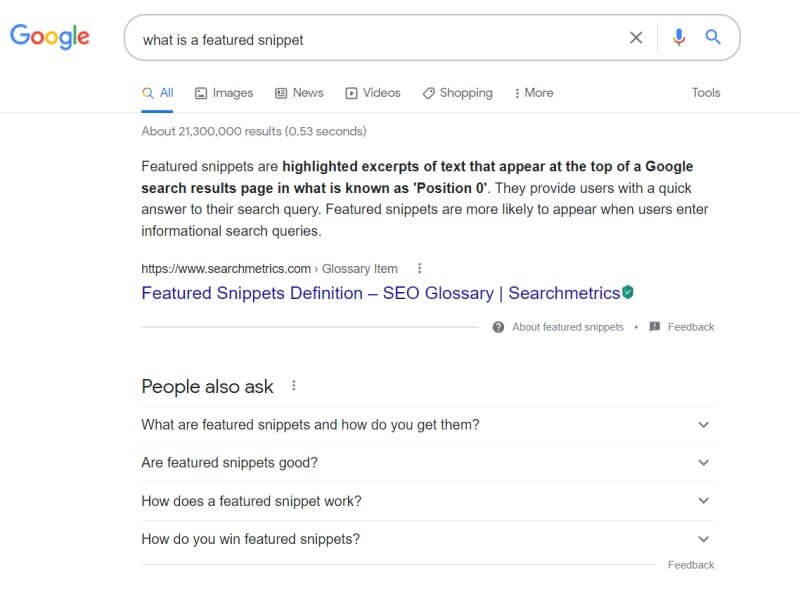 What Is A Featured Snippet