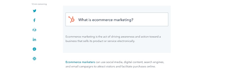What is ecommerce marketing