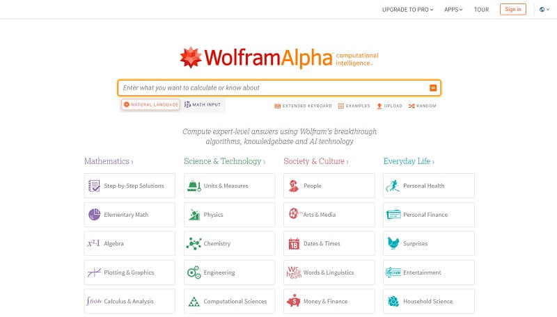 WolframAlpha